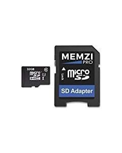 MEMZI PRO 32GB Memory Card Compatible/Works with LG Stylo 5+/5/4+/4/3, Aristo 4+, Xpression Plus 2, Arena 2, Prime 2, Phoenix 4, Zone 4 Cell Phones - Class 10 90MB/s Micro SDHC with SD Adapter
