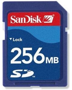 SanDisk - Flash memory card - 256 MB - SD