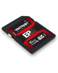 Patriot 16GB UHS-1 SDHC Memory Card With Read Up To 50MB/sec - PEF16GSHC10233