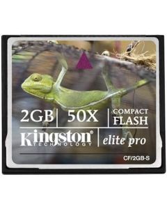 Kingston CF/2GB-S 2 GB ElitePro CompactFlash Card (Retail Package)