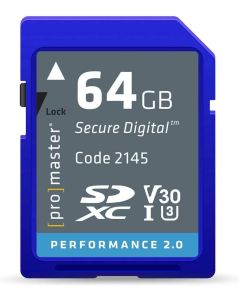 ProMaster SDXC 64GB Performance 2.0, Memory Card, (Model 2145)