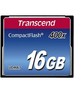 Transcend 16GB CompactFlash Memory Card 400x (TS16GCF400)