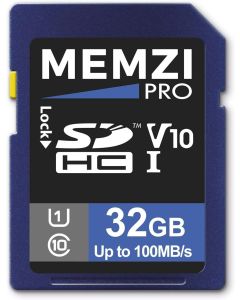 MEMZI PRO 32GB Class 10 80MB/s SDHC Memory Card for Nikon Coolpix A, AW, B, L or W Series Digital Cameras