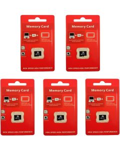 KUNFINE MicroSD Card TF Memory Card C10 Read Speed up to 100MB/s for DVR/Camera/Switch/Mobile Phone (8GB)5 Pack