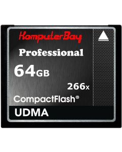 Komputerbay 64GB High Speed Compact Flash CF 266X Ultra High Speed Card 36MB/s Write and 37MB/s Read UDMA